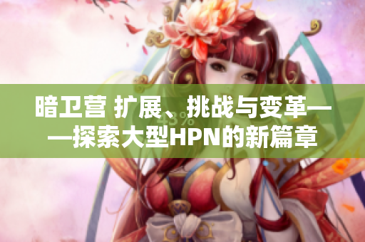 暗衛(wèi)營 擴(kuò)展、挑戰(zhàn)與變革——探索大型HPN的新篇章