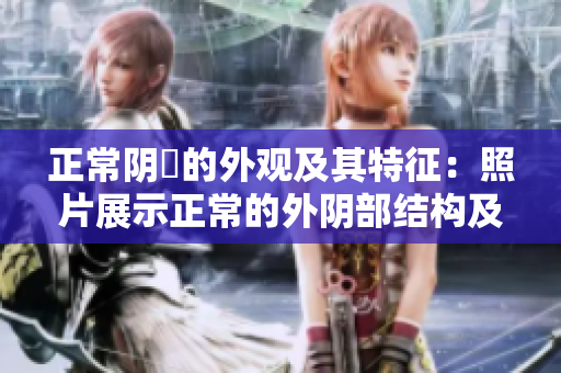 正常陰脣的外觀及其特征：照片展示正常的外陰部結構及色澤。