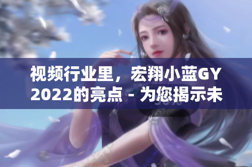 視頻行業(yè)里，宏翔小藍(lán)GY2022的亮點(diǎn) - 為您揭示未來趨勢(shì)