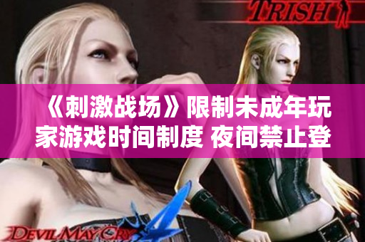 《刺激戰(zhàn)場》限制未成年玩家游戲時間制度 夜間禁止登陸!