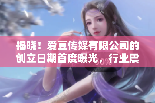 揭曉！愛豆傳媒有限公司的創(chuàng)立日期首度曝光，行業(yè)震撼！