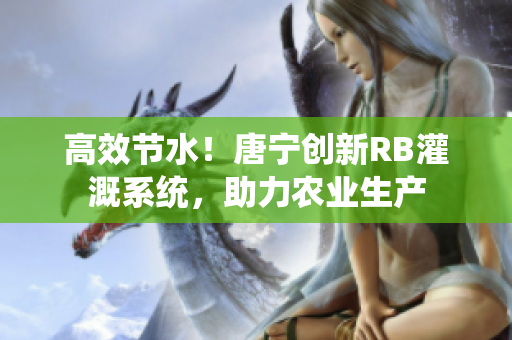 高效節(jié)水！唐寧創(chuàng)新RB灌溉系統(tǒng)，助力農(nóng)業(yè)生產(chǎn)