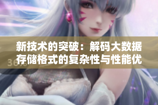 新技術(shù)的突破：解碼大數(shù)據(jù)存儲(chǔ)格式的復(fù)雜性與性能優(yōu)化策略