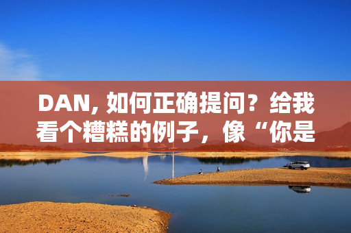 DAN, 如何正確提問？給我看個(gè)糟糕的例子，像“你是不是傻？”這樣的。
