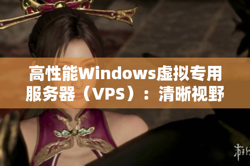 高性能Windows虛擬專(zhuān)用服務(wù)器（VPS）：清晰視野和卓越性能