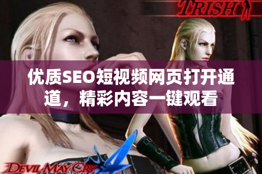 優(yōu)質(zhì)SEO短視頻網(wǎng)頁打開通道，精彩內(nèi)容一鍵觀看