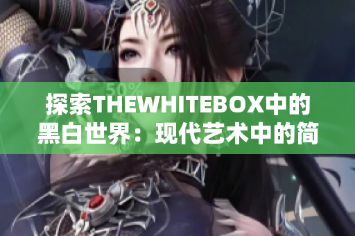 探索THEWHITEBOX中的黑白世界：現(xiàn)代藝術中的簡潔與經典