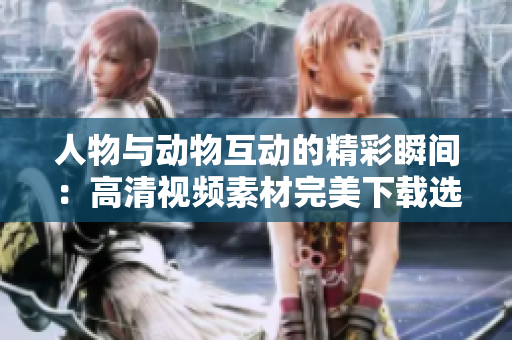人物與動(dòng)物互動(dòng)的精彩瞬間：高清視頻素材完美下載選擇