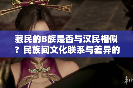 藏民的B族是否與漢民相似？民族間文化聯(lián)系與差異的探索