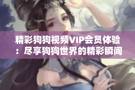 精彩狗狗視頻VIP會(huì)員體驗(yàn)：盡享狗狗世界的精彩瞬間和專屬服務(wù)