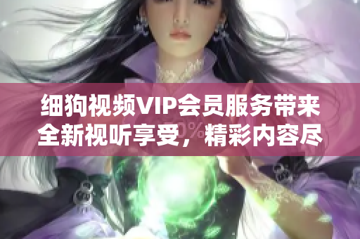 細(xì)狗視頻VIP會(huì)員服務(wù)帶來(lái)全新視聽享受，精彩內(nèi)容盡在細(xì)狗視頻平臺(tái)