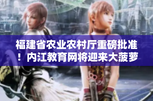 福建省農(nóng)業(yè)農(nóng)村廳重磅批準(zhǔn)！內(nèi)江教育網(wǎng)將迎來大菠蘿項目，助力本地教育發(fā)展