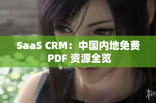 SaaS CRM：中國內(nèi)地免費(fèi) PDF 資源全覽