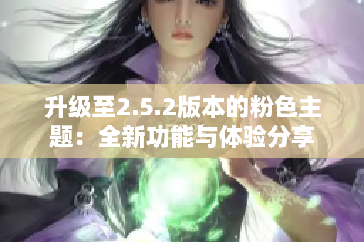 升級(jí)至2.5.2版本的粉色主題：全新功能與體驗(yàn)分享